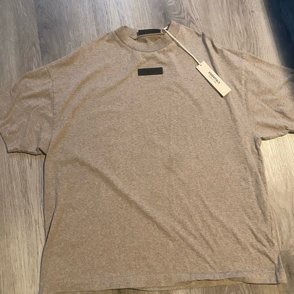 Essentials Light Brown Short Sleeve Tee